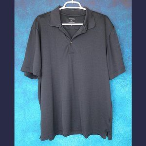 George Men's Navy Blue Golf Polo Shirt Size Large